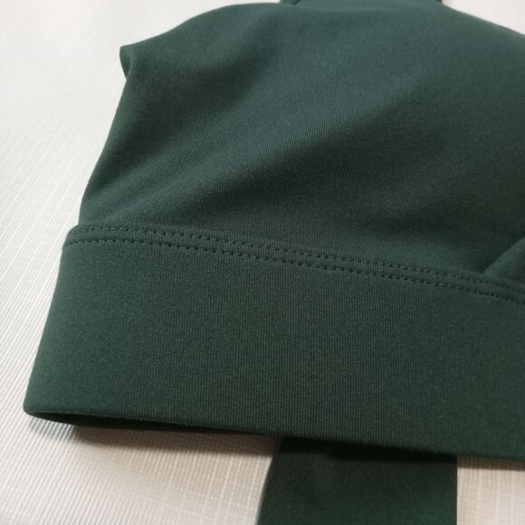 Fabletics Nola Dark Pine Low Impact Tie Around Padded Sports Bra Women's Large - Picture 6 of 13